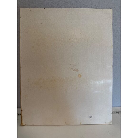 Vintage Cross-Stitch Embroidery Wall Hanging Art Handmade Bible Verse Floral - Picture 3 of 7